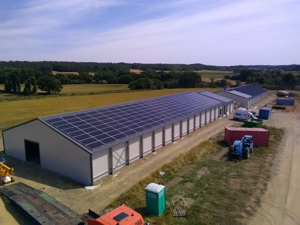 Bâtiment solaire agricole FS Druais