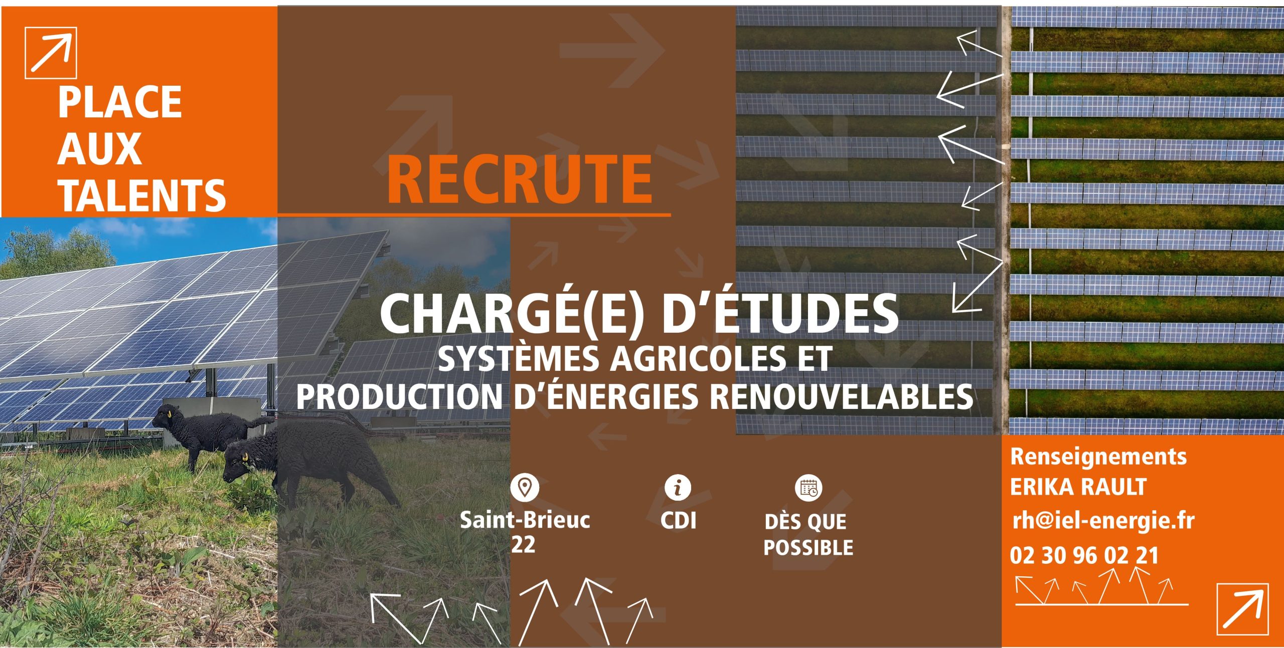 Le groupe IEL recrute son prochain chargé d'études en système agricoles et d'énergies renouvelables